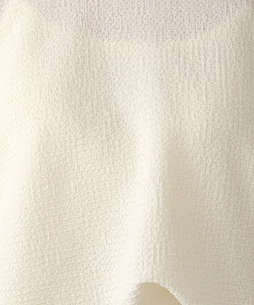 LEPSIM(レプシィム)の「ジャガードランタン長袖プルオーバー 974549(Tシャツ/カットソー・レディース・オフホワイト/オレンジ/ブラック・FREE)」の10枚目の写真