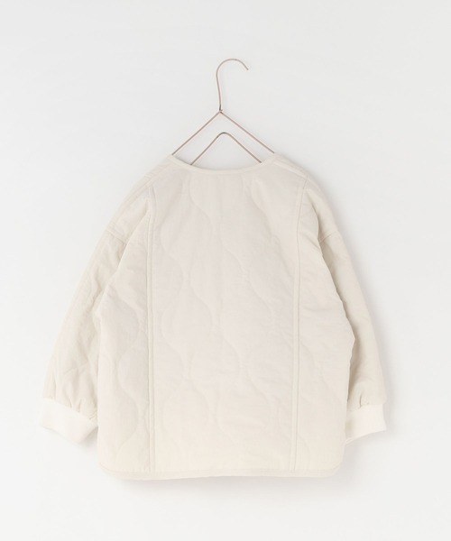 LOWRYS FARM（ローリーズファーム）の「キルティングブルゾン　903817（ミリタリージャケット・キッズ・ブラック/カーキ/アイボリー・110cm/120cm/130cm/140cm/150cm）」の5枚目の写真