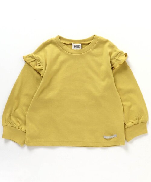 BREEZE(ブリーズ)の「【WEB限定】 フリルTシャツ(Tシャツ/カットソー・キッズ・イエロー/チャコール/ピンク/ミント/オフホワイト・130/100/90/80/120/110/140)」の18枚目の写真