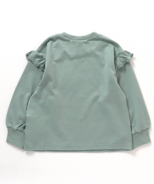 BREEZE(ブリーズ)の「【WEB限定】 フリルTシャツ(Tシャツ/カットソー・キッズ・イエロー/チャコール/ピンク/ミント/オフホワイト・130/100/90/80/120/110/140)」の22枚目の写真