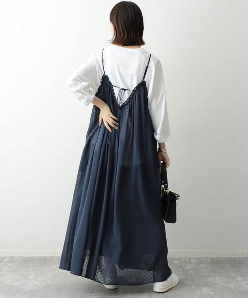 SLOBE IENA キャミワンピース SLOBE IENA｜クリンクルギャザーキャミワンピース | Rakuten