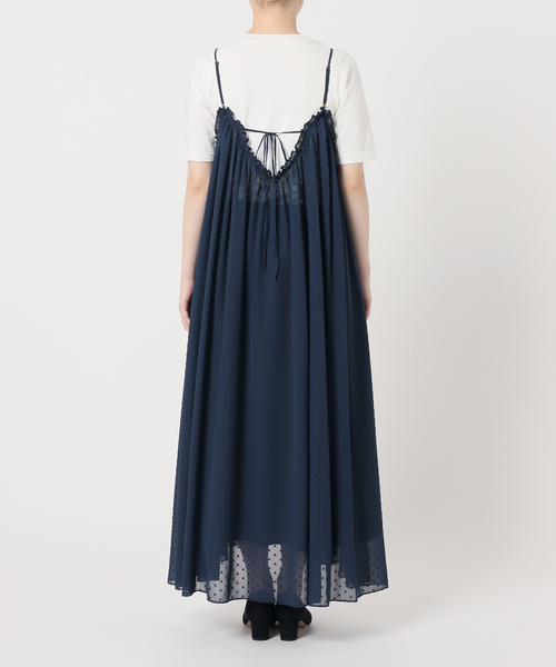 slobe iena ドットキャミワンピ　ビスチェ 完売必至！／お気に入り数2万越えのワンピースが通常販売