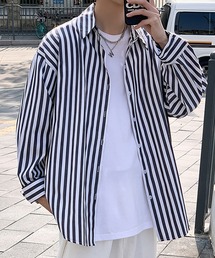 BENDER TOKYO（ベンダートウキョウ）の「【26SS新色追加】【7色展開】BENDER TOKYO リラックスフィット レギュラーカラーシャツ ストライプシャツ 長袖［UNISEX］（シャツ/ブラウス）」