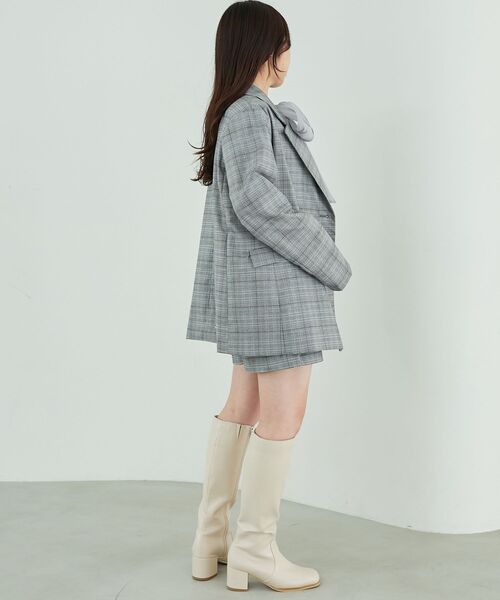 MAJESTIC LEGON（マジェスティックレゴン）の「ダブルテーラードジャケット（テーラードジャケット・レディース・グレー系その他/ブラウン系その他2・MEDIUM）」の13枚目の写真