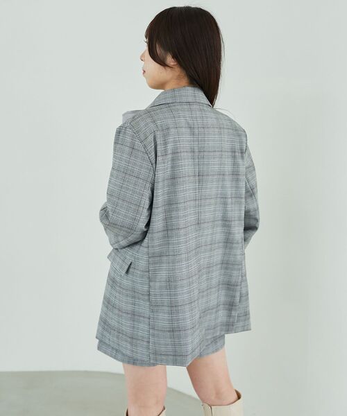 MAJESTIC LEGON（マジェスティックレゴン）の「ダブルテーラードジャケット（テーラードジャケット・レディース・グレー系その他/ブラウン系その他2・MEDIUM）」の17枚目の写真