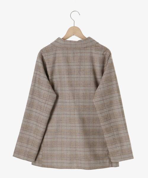 MAJESTIC LEGON（マジェスティックレゴン）の「ダブルテーラードジャケット（テーラードジャケット・レディース・グレー系その他/ブラウン系その他2・MEDIUM）」の21枚目の写真