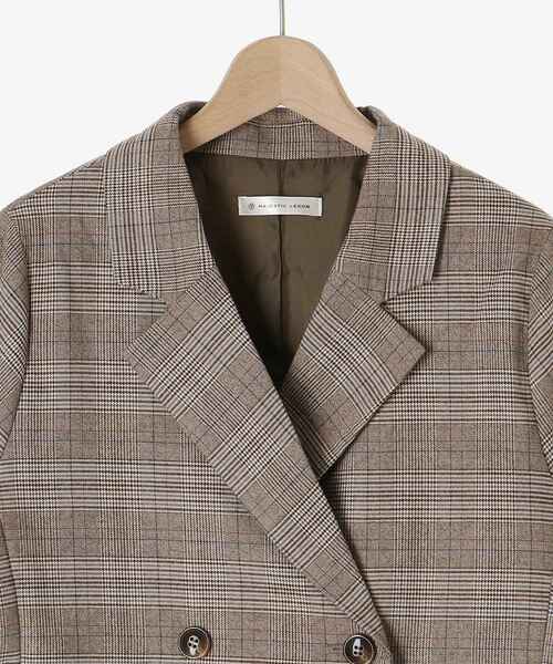 MAJESTIC LEGON（マジェスティックレゴン）の「ダブルテーラードジャケット（テーラードジャケット・レディース・グレー系その他/ブラウン系その他2・MEDIUM）」の22枚目の写真
