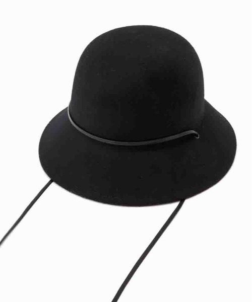 Casselini（キャセリーニ）の「Casselini(キャセリーニ)ナロウリボン付きハット（ハット・レディース・ブラウン/ピンク/ブラック・FREE）」の10枚目の写真