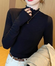YUGA_YGMC ミドルネック リブトップス