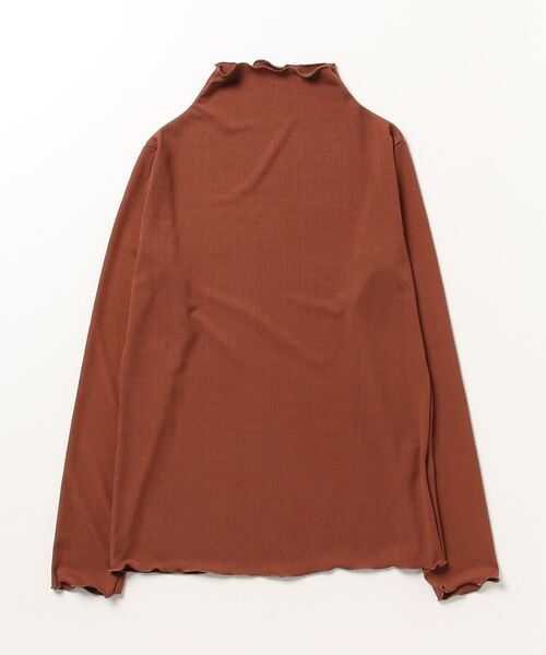FREE STYLISTS（フリー スタイリスト）の「YUGA_YGMC 　　ミドルネック　リブトップス（Tシャツ/カットソー・レディース・グレー/モカ/ネイビー/ピンク/ブラック・FREE）」の9枚目の写真
