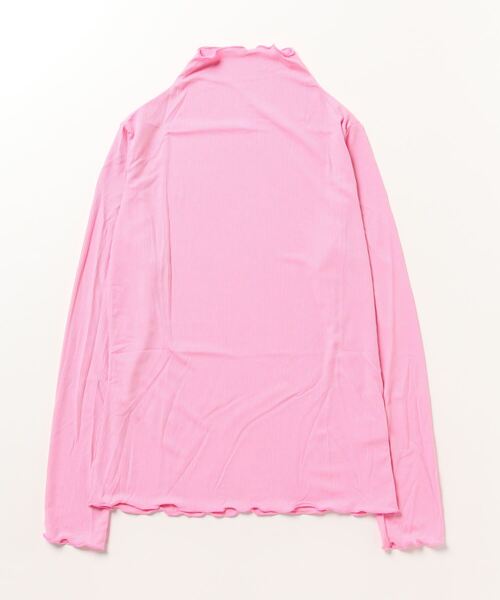 FREE STYLISTS（フリー スタイリスト）の「YUGA_YGMC 　　ミドルネック　リブトップス（Tシャツ/カットソー・レディース・グレー/モカ/ネイビー/ピンク/ブラック・FREE）」の6枚目の写真