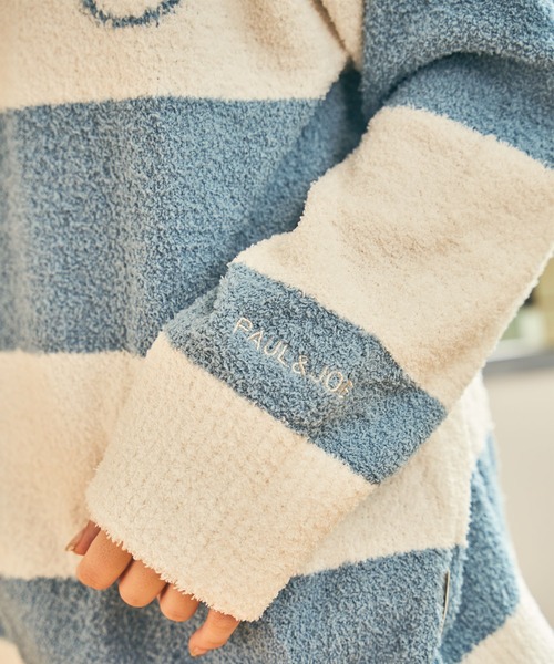 PAUL&JOE（ポールアンドジョー）の「【PAUL&JOE】モールヤーンボーダー　プルオーバー（ルームウェア/パジャマ・レディース・ブルー/グレー/パープル・M-L）」の14枚目の写真