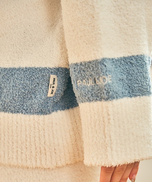 PAUL&JOE（ポールアンドジョー）の「【PAUL&JOE】モールヤーンボーダー　プルオーバー（ルームウェア/パジャマ・レディース・ブルー/グレー/パープル・M-L）」の15枚目の写真