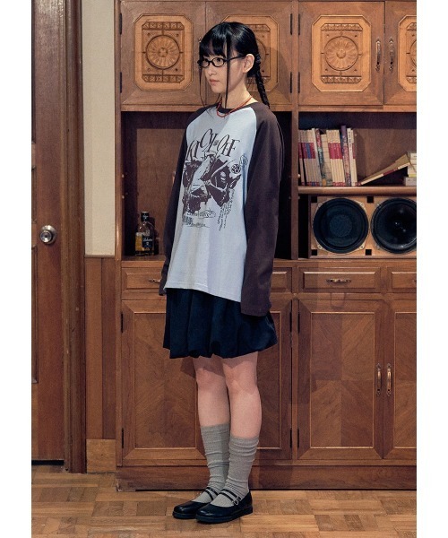 NASTY KICK(ナスティーキック)の「【UNISEX】NASTYKICK/Pitchy長袖Tシャツ(Tシャツ/カットソー・メンズ・ブラック/ブラウン/ネイビー/アイボリー・LARGE/MEDIUM)」の18枚目の写真