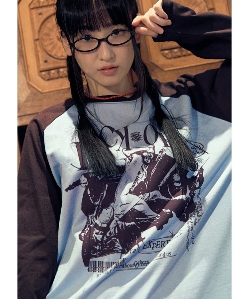 NASTY KICK(ナスティーキック)の「【UNISEX】NASTYKICK/Pitchy長袖Tシャツ(Tシャツ/カットソー・メンズ・ブラック/ブラウン/ネイビー/アイボリー・LARGE/MEDIUM)」の19枚目の写真
