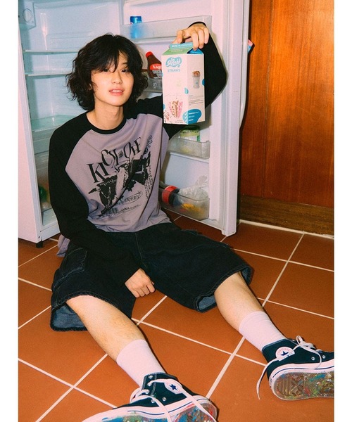 NASTY KICK(ナスティーキック)の「【UNISEX】NASTYKICK/Pitchy長袖Tシャツ(Tシャツ/カットソー・メンズ・ブラック/ブラウン/ネイビー/アイボリー・LARGE/MEDIUM)」の13枚目の写真
