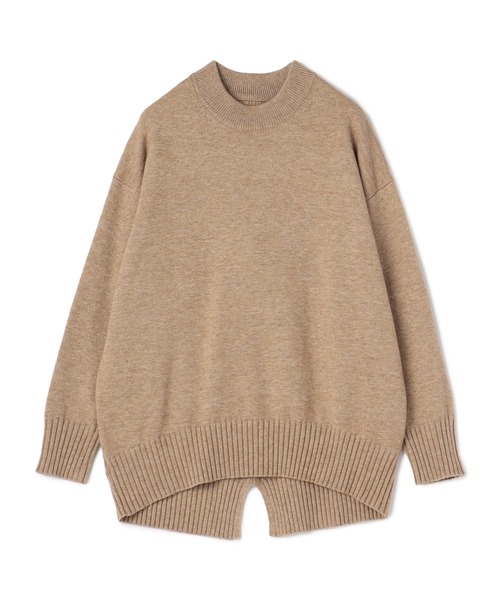 CROSS FUNCTION（クロスファンクション）の「洗えるバックスリットニット【CROSS FUNCTION/クロスファンクション】（ニット/セーター・レディース・ライトブルー/ブラック/ライトグリーン/モカ/アイボリー/ホワイト×ブラック/杢グレー/ライトピンク/ブラウン系その他/ブラック×ホワイト/グレー系その他・LL/M/L）」の22枚目の写真