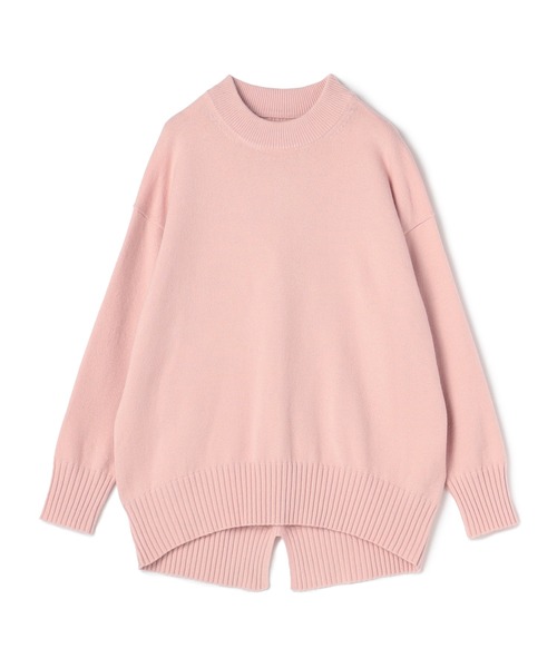 CROSS FUNCTION（クロスファンクション）の「洗えるバックスリットニット【CROSS FUNCTION/クロスファンクション】（ニット/セーター・レディース・ライトブルー/ブラック/ライトグリーン/モカ/アイボリー/ホワイト×ブラック/杢グレー/ライトピンク/ブラウン系その他/ブラック×ホワイト/グレー系その他・LL/M/L）」の19枚目の写真