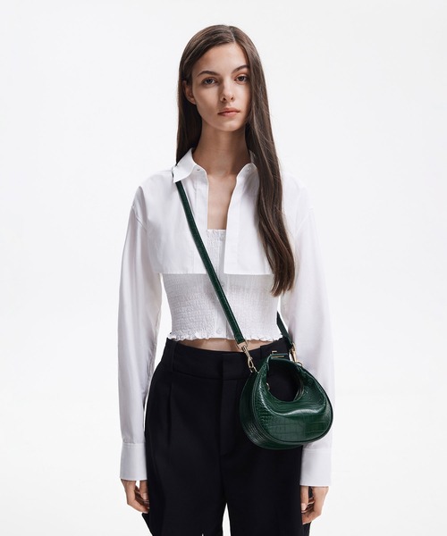 【セール】ミニクロックエフェクト ムーンバッグ（ショルダーバッグ）｜CHARLES & KEITH（チャールズ & キース） mdprevattcaulkingandwaterproofing.com