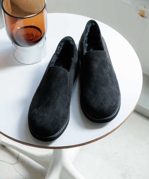 GLOBAL WORK(グローバルワーク)の「フワモコ撥水軽量スリッポン/975780(スリッポン・レディース・アイボリー/グレイッシュベージュ/ブラック/グレー・MEDIUM/LARGE/X-LARGE/SMALL)」の7枚目の写真