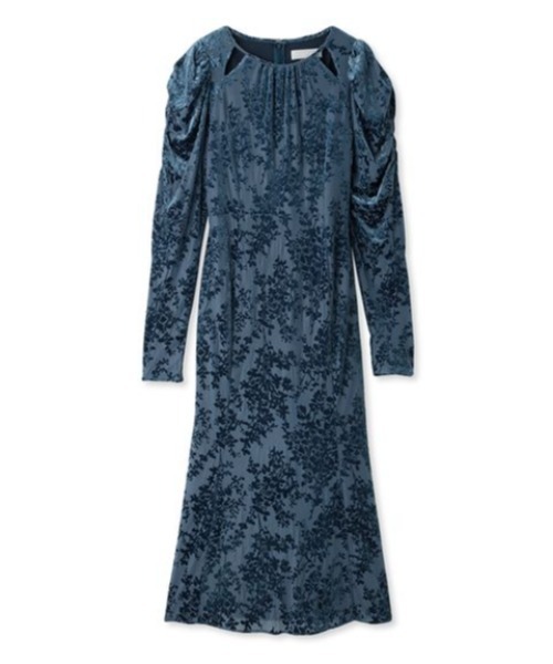 CELFORD（セルフォード）の「ベロアオパールナローワンピース