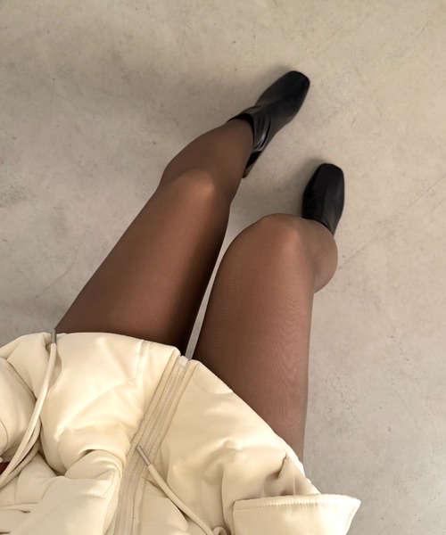 MYMOOD.（マイムード）の「裏起毛フェイクタイツ（タイツ/ストッキング・レディース・グレー/ブラック/ライトベージュ/ブラウン・FREE）」の3枚目の写真