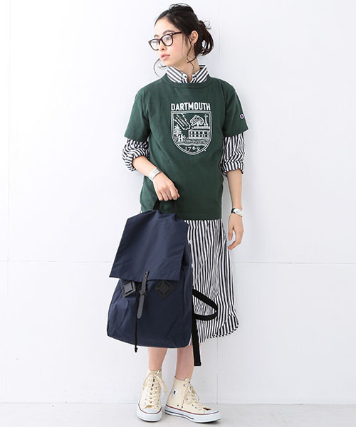 BEAMS BOY(ビームスボーイ)の「BEAMS BOY / LIGHT DAYPACK(バックパック/リュック・レディース・ブラック/ネイビー・ONE SIZE)」の18枚目の写真