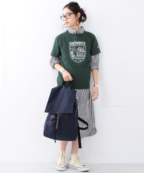 BEAMS BOY(ビームスボーイ)の「BEAMS BOY / LIGHT DAYPACK(バックパック/リュック・レディース・ブラック/ネイビー・ONE SIZE)」の7枚目の写真