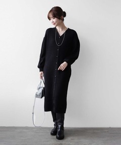 TEECHI ボンカールワンピース　38 elleshop TEECHI ボンカールワンピース 38 elleshop - メルカリ