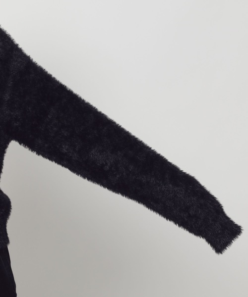 niko and...(ニコアンド)の「フェザーロゴニットプルオーバー(ニット/セーター・レディース・ブラック/ライトグレー/ブルー・LARGE/MEDIUM)」の21枚目の写真