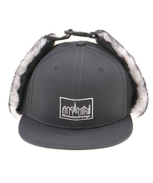 Manhattan Portage（マンハッタンポーテージ）の「Manhattan Portage/マンハッタンポーテージ キャップ トラッパー DOG EAR CAP MP215（キャップ・メンズ・ブラック/ブラウン/グレー・FREE）」の7枚目の写真