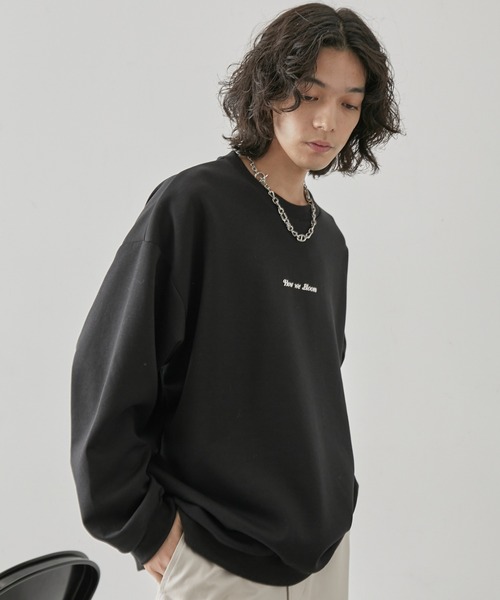 JUNRED（ジュンレッド）の「アソートグラフィックダンボールスウェット（スウェット・メンズ・ブラック系その他/チャコールグレー/グリーン/ブラック・S/M/L）」の7枚目の写真