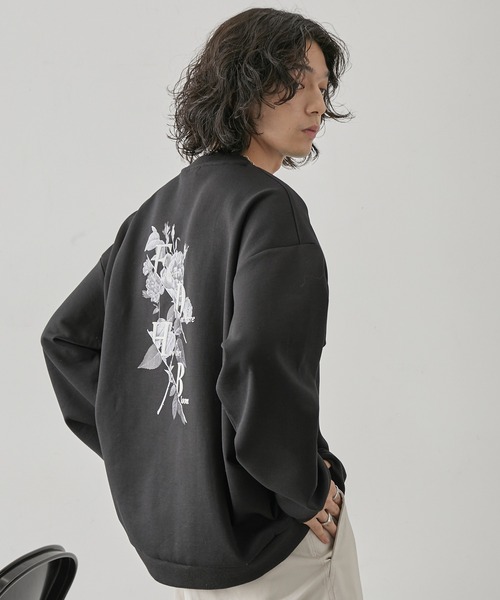 JUNRED（ジュンレッド）の「アソートグラフィックダンボールスウェット（スウェット・メンズ・ブラック系その他/チャコールグレー/グリーン/ブラック・S/M/L）」の9枚目の写真