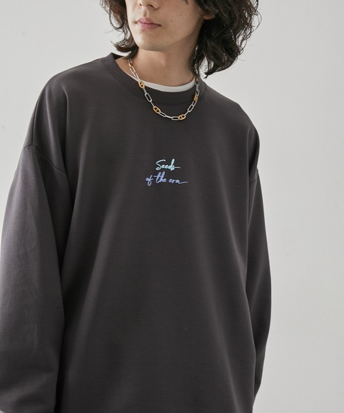 JUNRED（ジュンレッド）の「アソートグラフィックダンボールスウェット（スウェット・メンズ・ブラック系その他/チャコールグレー/グリーン/ブラック・S/M/L）」の10枚目の写真