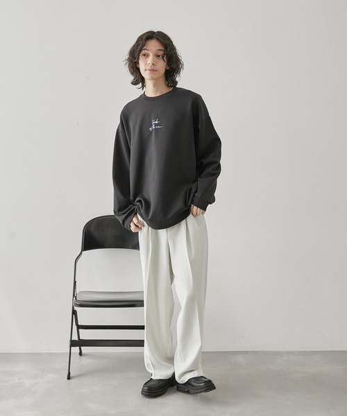 JUNRED（ジュンレッド）の「アソートグラフィックダンボールスウェット（スウェット・メンズ・ブラック系その他/チャコールグレー/グリーン/ブラック・S/M/L）」の17枚目の写真