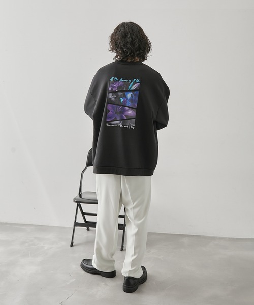 JUNRED（ジュンレッド）の「アソートグラフィックダンボールスウェット（スウェット・メンズ・ブラック系その他/チャコールグレー/グリーン/ブラック・S/M/L）」の19枚目の写真