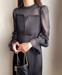 FILLOU（FILLOU）の「レースドッキングマーメイドワンピース（ワンピース）」