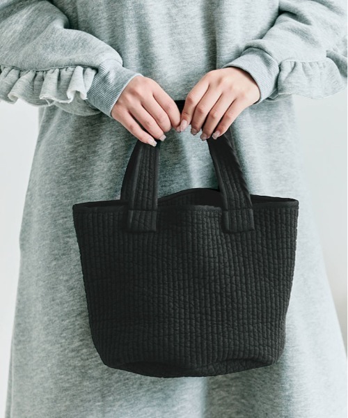 キルティング ヌビ ミニ トートバッグ（トートバッグ）｜kirakiraShop