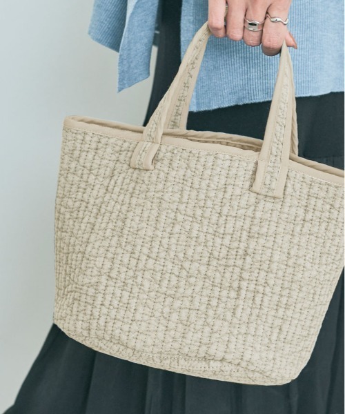 キルティング ヌビ ミニ トートバッグ（トートバッグ）｜kirakiraShop