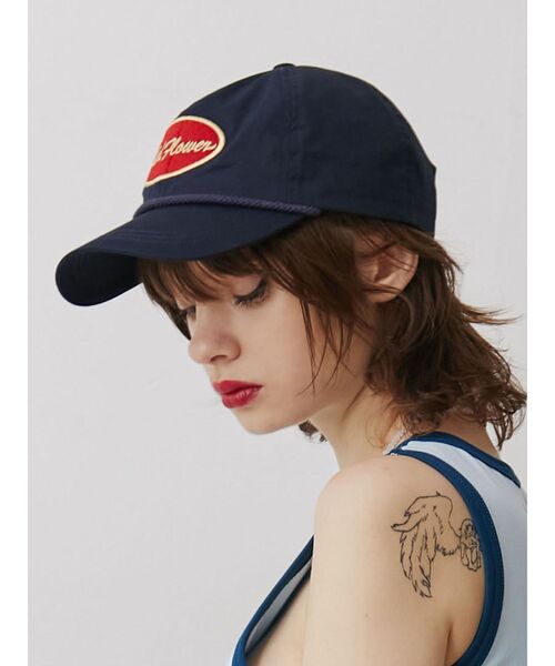 jouetie（ジュエティ）の「レトロロゴキャップ（キャップ・レディース・ブラウン/ネイビー・FREE）」の8枚目の写真