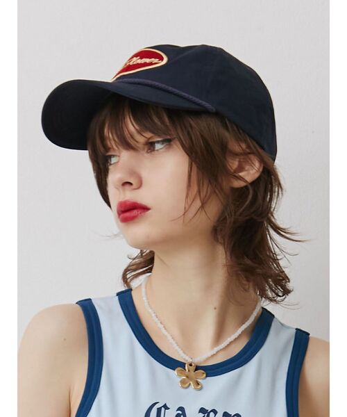 jouetie（ジュエティ）の「レトロロゴキャップ（キャップ・レディース・ブラウン/ネイビー・FREE）」の9枚目の写真