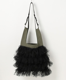 TRANOI（トラノイ）の「TRANOI.  / トラノイ フリル バッグ 203S603 CRU（トートバッグ）」