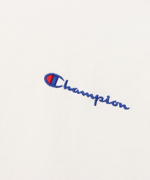 Champion（チャンピオン）の「【Champion/チャンピオン】キッズ ベーシック ショートスリーブTシャツ（Tシャツ/カットソー・キッズ・ネイビー/グリーン系その他/ゴールド/アクア/ブラック/オフホワイト/グレー/ライトブルー/ライトパープル・100/110/120/130/140/150/160）」の10枚目の写真