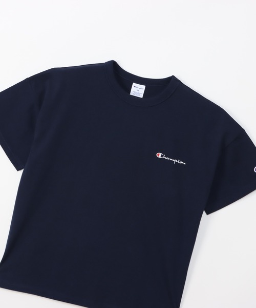 Champion（チャンピオン）の「【Champion/チャンピオン】キッズ ベーシック ショートスリーブTシャツ（Tシャツ/カットソー・キッズ・ネイビー/グリーン系その他/ゴールド/アクア/ブラック/オフホワイト/グレー/ライトブルー/ライトパープル・100/110/120/130/140/150/160）」の20枚目の写真