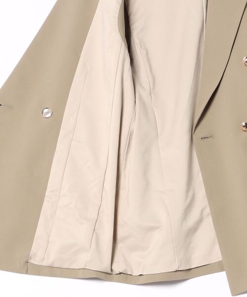 トーナル TONAL ロングジレ （ベージュ） トーナル TONAL トレンチデザインジレ （ベージュ