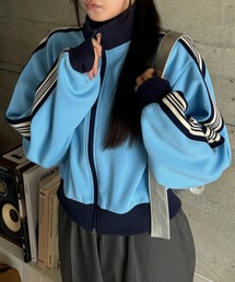 Birthday room（バースデイルーム）の「ショート丈ライントラックジャケット / short-length line track jacket（ブルゾン）」