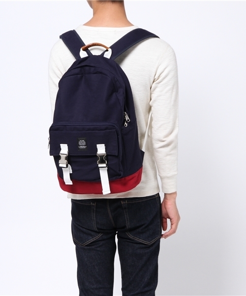 WEGO（ウィゴー）の「WEGO/ツイルデイパック（バックパック/リュック・メンズ・ホワイト/ブラック/カーキ・FREE）」の16枚目の写真