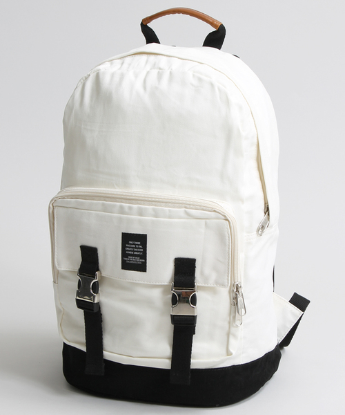 WEGO（ウィゴー）の「WEGO/ツイルデイパック（バックパック/リュック・メンズ・ホワイト/ブラック/カーキ・FREE）」の13枚目の写真