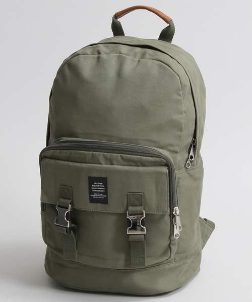 WEGO（ウィゴー）の「WEGO/ツイルデイパック（バックパック/リュック・メンズ・ホワイト/ブラック/カーキ・FREE）」の14枚目の写真