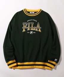 【FILA/フィラ】カラーリブ ヴィンテージロゴ スウェット トレーナー